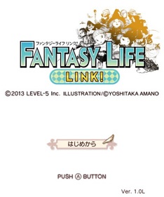 Fantasy Life Link! - Screenshot - Game Title (Japan) - 400x480