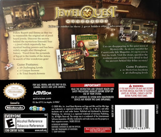 Jewel Quest Mysteries - Box - Back (North America) - 1348x1151
