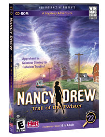 Nancy Drew: Trail of the Twister - Box - 3D (North America) - 964x1247