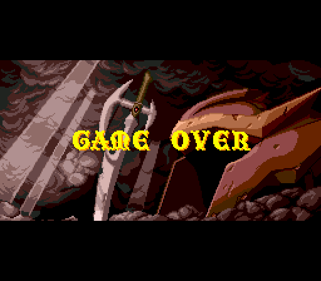 Lords of Thunder - Screenshot - Game Over (World) - 512x448