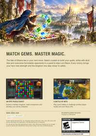Puzzle Quest: Challenge of the Warlords - Fanart - Box - Back (World) - 1700x2400
