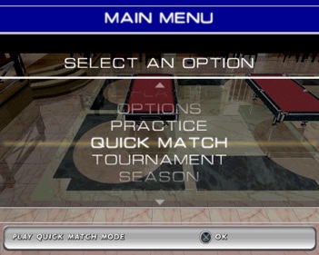 International Pool Championship - Screenshot - Game Select (Europe) - 640x512