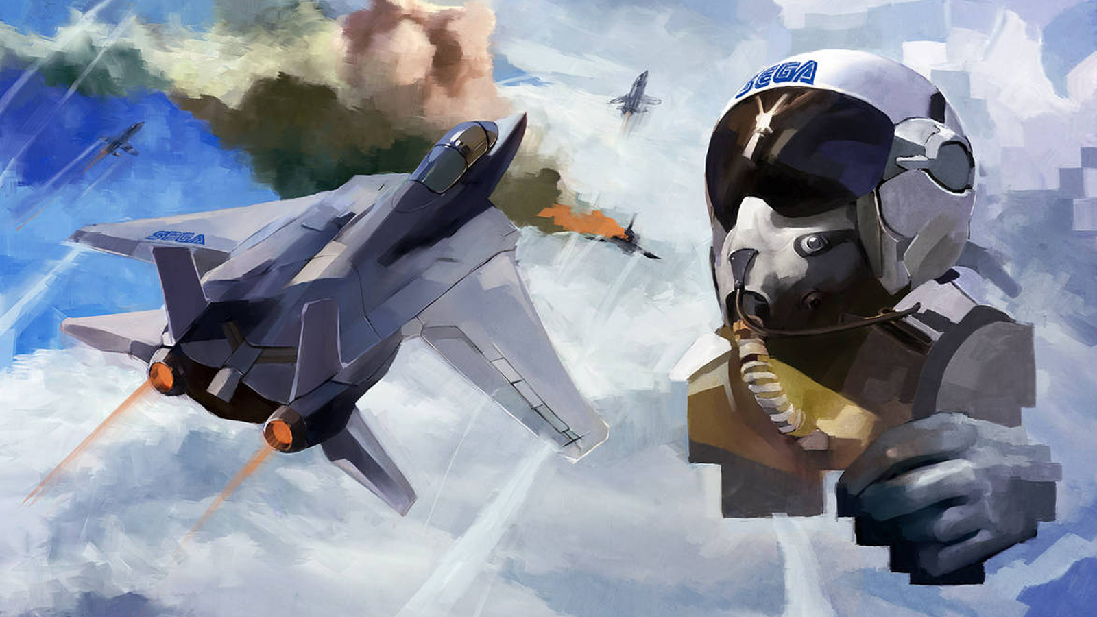 Illustration of Sega Ages: After Burner II