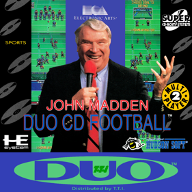 John Madden: Duo CD Football - Box - Front - Reconstructed (United States) - 900x900