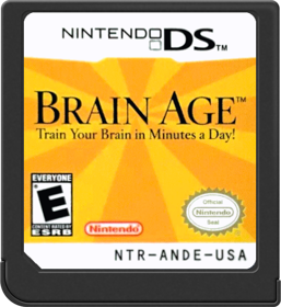 Brain Age: Train Your Brain in Minutes a Day! - Cart - Front (North America) - 517x564