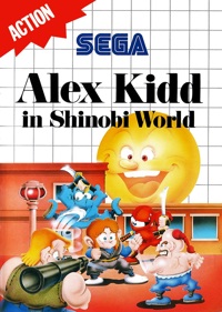Alex Kidd in Shinobi World - Box - Front (Europe) - 963x1352