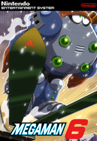 Mega Man 6 - Fanart - Box - Front (North America) - 490x710