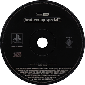 Official UK PlayStation Beat 'Em Up Special - Disc (Spain) - 600x600