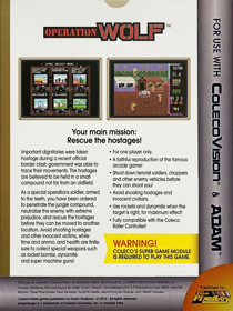 Operation Wolf - Box - Back (World) - 900x1200