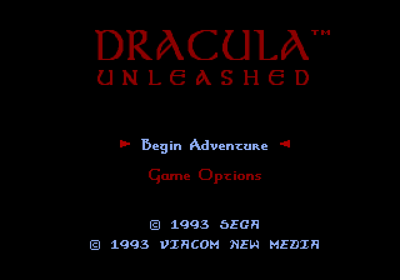 Dracula Unleashed - Screenshot - Game Title (World) - 640x448