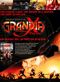 Grandia Xtreme - Advertisement Flyer - Front (United States) - 1615x2200