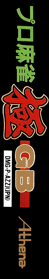 Pro Mahjong Kiwame GB - Box - Spine (Japan) - 153x870