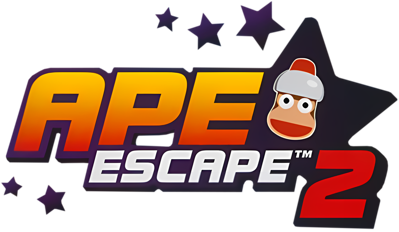 Ape Escape 2 - Clear Logo (United Kingdom) - 1400x814