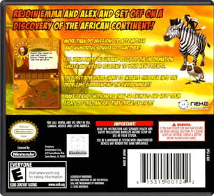 Safari Adventures: Africa - Box - Back - Reconstructed (North America) - 774x708