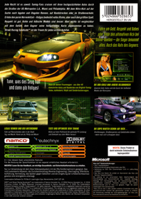 SRS: Street Racing Syndicate - Box - Back (Germany) - 565x800