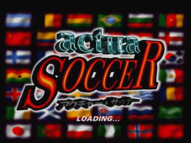VR Soccer '96 - Screenshot - Game Title (Japan) - 640x480