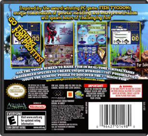 Fish Tycoon - Box - Back - Reconstructed (North America) - 774x708