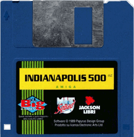 Indianapolis 500: The Simulation - Disc (Italy) - 586x599
