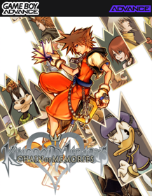 Kingdom Hearts: Chain of Memories - Fanart - Box - Front (North America) - 500x646