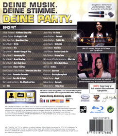 Disney Sing It: Party Hits - Box - Back (Germany) - 600x692
