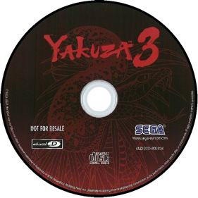 Yakuza 3 - Disc (Europe) - 800x800