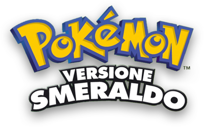 Pokémon Emerald Version - Clear Logo (Italy) - 695x434