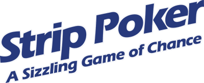 Strip Poker: A Sizzling Game of Chance - Clear Logo (North America) - 2400x978