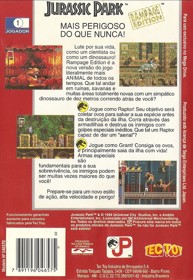 Jurassic Park: Rampage Edition - Box - Back (Brazil) - 929x1349
