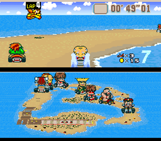 Super Mario Kart: Hyper Street Kart: The Road Warriors - Screenshot - Gameplay (United States) - 256x224