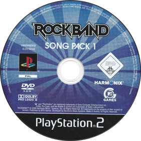Rock Band: Track Pack: Volume 1 - Disc (Europe) - 1354x1354