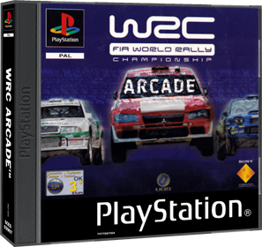 WRC: FIA World Rally Championship Arcade - Box - 3D (United Kingdom) - 1409x1330