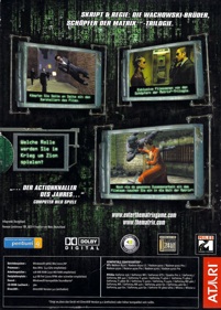 Enter the Matrix - Box - Back (Germany) - 1278x1786