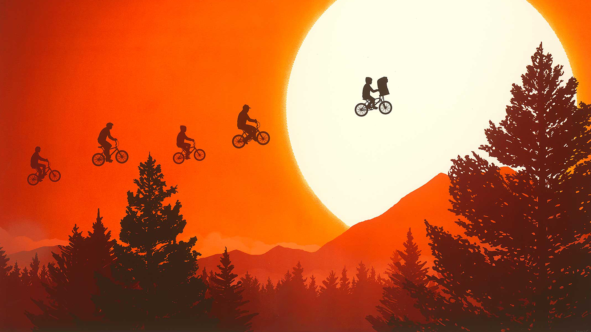 Illustration of E.T. the Extra-Terrestrial