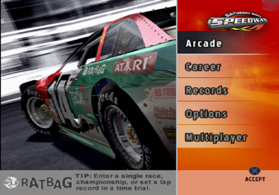 Saturday Night Speedway - Screenshot - Game Title (North America) - 640x448