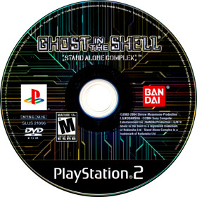 Ghost in the Shell: Stand Alone Complex - Disc (North America) - 2657x2666