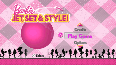 Barbie: Jet, Set & Style! - Screenshot - Game Title (World) - 2567x1440