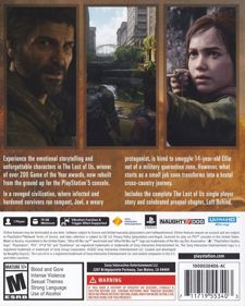 The Last of Us: Part I - Box - Back (North America) - 641x800