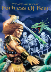 Wizards & Warriors X: Fortress of Fear - Fanart - Box - Front (World) - 1800x2550