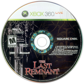 The Last Remnant - Disc (North America) - 795x795