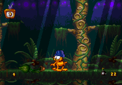 Garfield: Caught in the Act - Screenshot - Gameplay (World) - 640x448