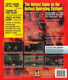 The Ultimate DOOM - Box - Back (North America) - 3332x3929