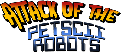 Attack of the PETSCII Robots - Clear Logo (World) - 640x277