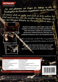 Silent Hill 3 - Box - Back (Germany) - 1022x1446