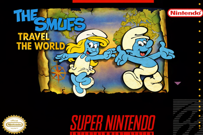 The Smurfs Travel the World - Fanart - Box - Front (North America) - 1536x1024