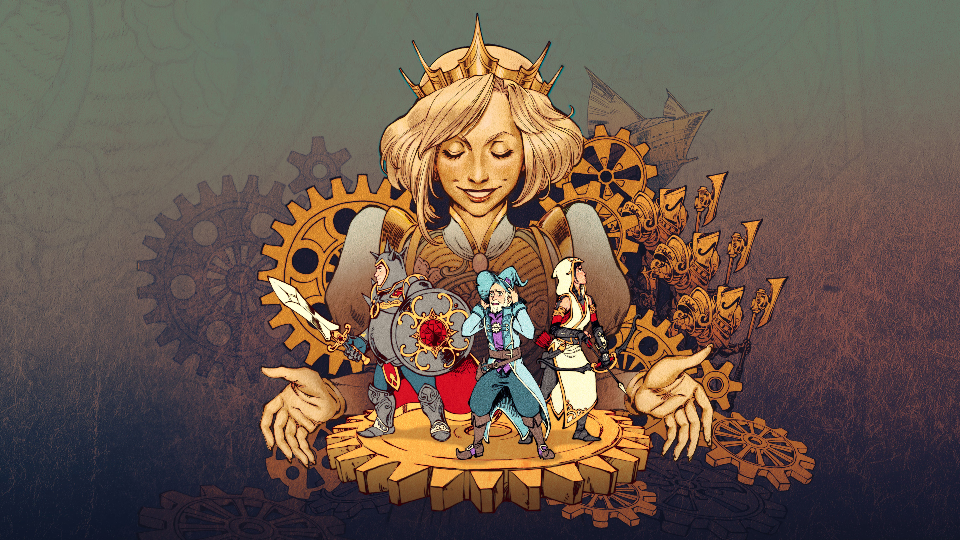 Illustration of Trine 5: A Clockwork Conspiracy