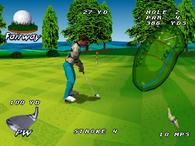 Illustration of Virtual Golf