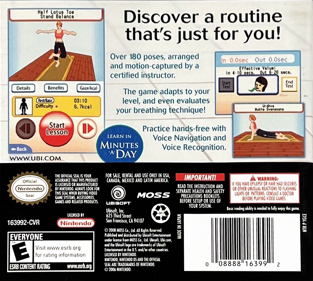 Quick Yoga Training: Learn in Minutes a Day - Box - Back (North America) - 926x831