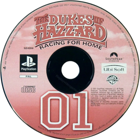 The Dukes of Hazzard: Racing for Home - Disc (Europe) - 1000x1000