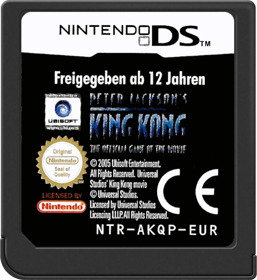 Peter Jackson's King Kong: The Official Game of the Movie - Cart - Front (Europe) - 517x564