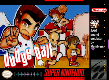 Super Dodge Ball - Box - Front (North America) - 1537x1123